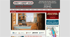 Desktop Screenshot of directcabinetsalesofbocaraton.com